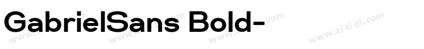 GabrielSans Bold字体转换 GabrielSans Bold字体转换